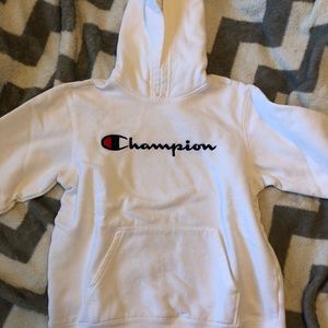 white champion hoodie